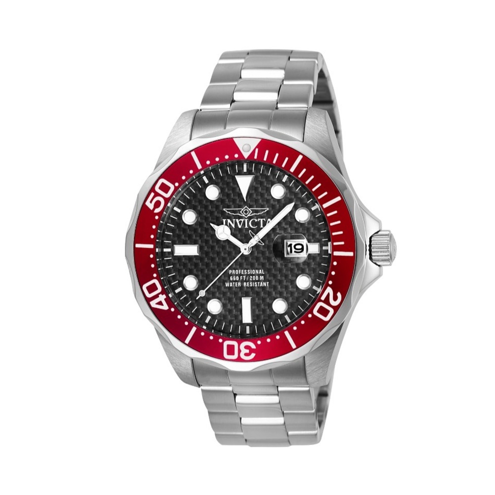 Invicta Grand Diver 12565 Men's Watch Red Bezel 47mm